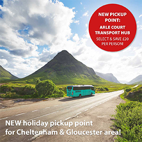 Holiday Pickup Area Extended - Arle Court | Bernes Coaches