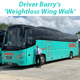 Driver Barry's Weightloss Wing Walk