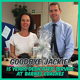 Farewell Jackie!