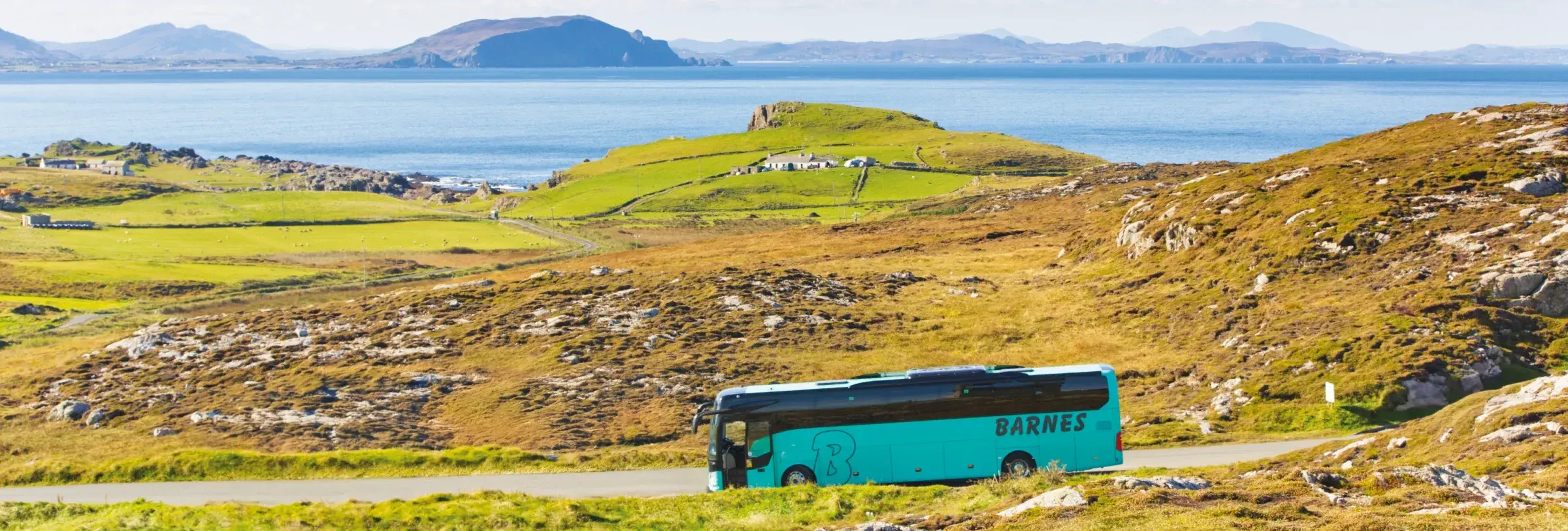 Coach by coastline