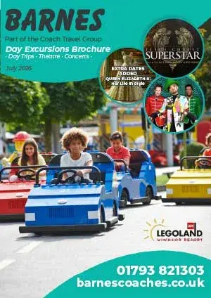 Monthly day trip brochure