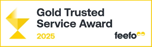 Feefo Platinum Trusted Service Award 2025